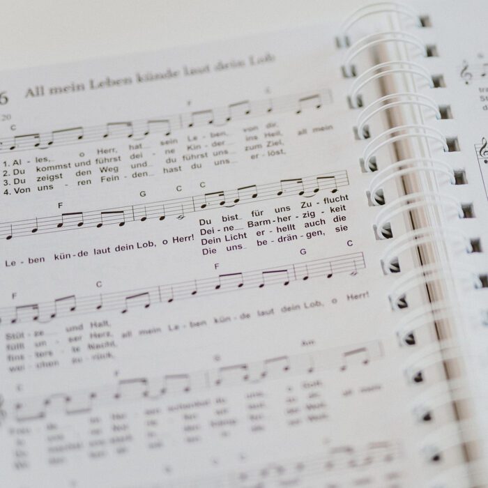 Liederbuch Jubilate DEO – Lieder B5 Ringbindung - Auflage 2019 (20x26 cm) – Bild 2
